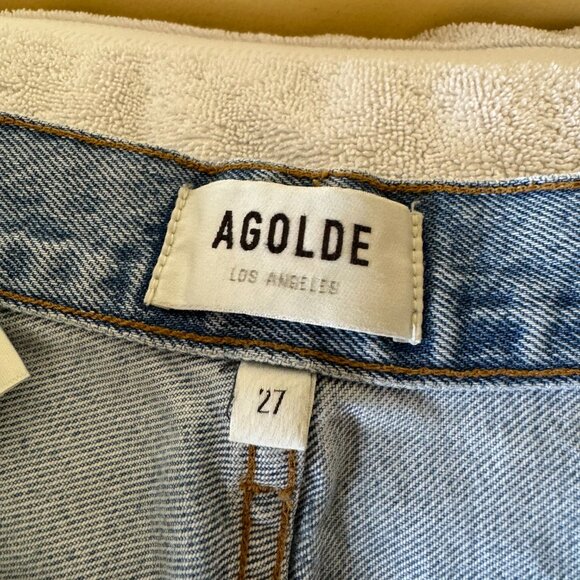 Agolde PINCH WAIST KICK FLARE (RIGID) Color DISTRACT Sz 27 - Picture 5 of 9